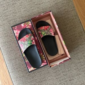 Floral Gucci Slides